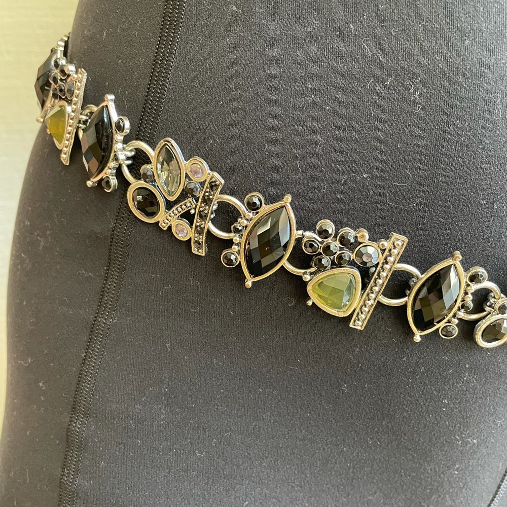 Silver Chained Waist Belt